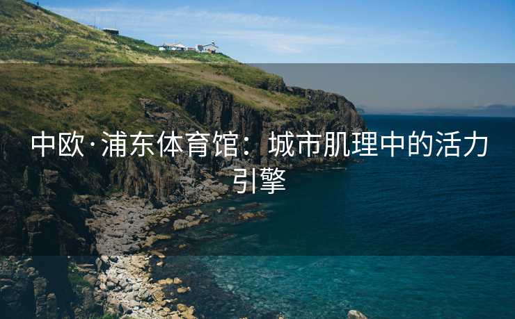 中欧·浦东体育馆：城市肌理中的活力引擎