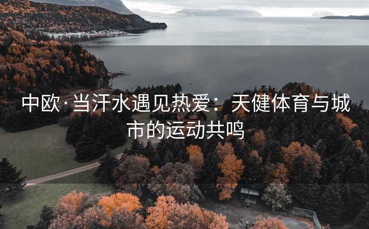 中欧·当汗水遇见热爱：天健体育与城市的运动共鸣