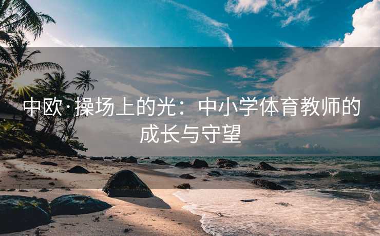 中欧·操场上的光：中小学体育教师的成长与守望