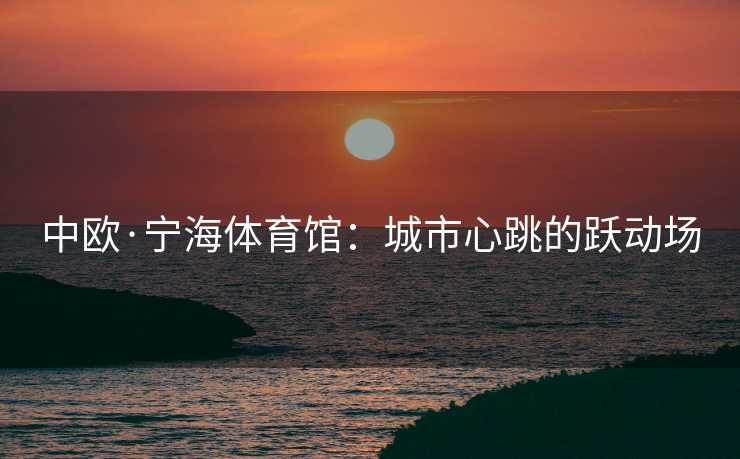 中欧·宁海体育馆：城市心跳的跃动场