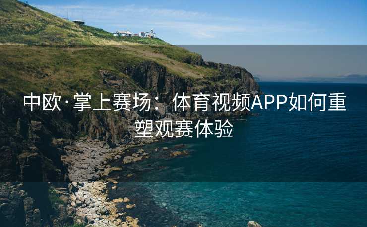 中欧·掌上赛场：体育视频APP如何重塑观赛体验