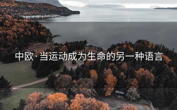 中欧·当运动成为生命的另一种语言